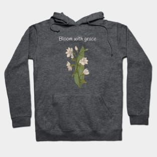 Bloom With Grace Flower Floral Hoodie